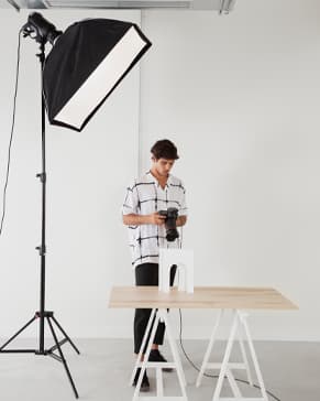 On-location setup